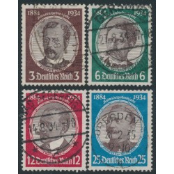GERMANY - 1934 Colonial Explorers set of 4, used – Michel # 540-543