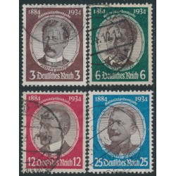 GERMANY - 1934 Colonial Explorers set of 4, used – Michel # 540-543