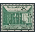 GERMANY - 1940 24+76pf green Stamp Exhibition, used – Michel # 743