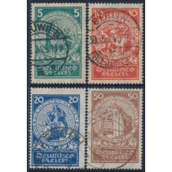 GERMANY - 1924 Life of St. Elizabeth set of 4, used – Michel # 351-354