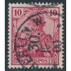 GERMANY - 1900 10pf red-carmine Germania, used – Michel # 56b