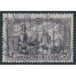 GERMANY - 1912 3Mk violet DEUTSCHES REICH, used – Michel # 96AIa