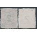 HUNGARY - 1932 2f on 6f on 8f lilac-rose Crown, both watermarks, used – Michel # 488X + 488Y