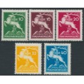 HUNGARY - 1933 10f to 40f Scout Jamboree set of 5, MNH – Michel # 511-515