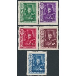 HUNGARY - 1935 10f to 40f Prince Rákóczi II set of 5, MNH – Michel # 517-521