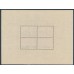 HUNGARY - 1947 President Roosevelt airmail M/S, used – Michel # Block 11