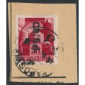 HUNGARY - 1946 30f carmine-red Crown overprinted Cs.5-1., used – Michel # 860
