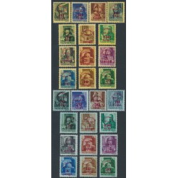HUNGARY - 1945 Liberation Day overprints set of 26, MNH – Michel # 760-772