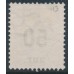 ICELAND - 1925 50aur overprint on 5Kr red-brown/grey King Christian IX, used – Facit # 102