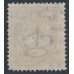 ICELAND - 1876 16a dark brown Numeral, blurred print, perf. 14:13½, used – Facit # 13a