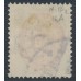 ICELAND - 1892 50a blue/red Numeral, perf. 14:13½, used – Facit # 18