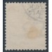 ICELAND - 1882 3a yellow-orange Numeral, perf. 14:13½, ÞJÓNUSTU (Official), used – Facit # TJ4b
