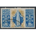 ITALY - 1948 200L yellow-brown/blue St. Caterina airmail, used – Michel # 745