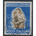 ITALY - 1950 55L ultramarine/brown Tobacco Conference, used – Michel # 804
