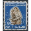 ITALY - 1950 55L ultramarine/brown Tobacco Conference, used – Michel # 804