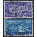 ITALY - 1951 Rebuilding of Monte Cassino set of 2, used – Michel # 837-838