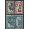 ITALY - 1926 National Militia set of 4, used – Michel # 249-252