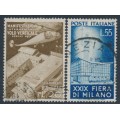 ITALY - 1951 Milan Fair set of 2, used – Michel # 830-831