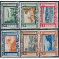 ITALY - 1933 Graf Zeppelin set of 6, MH – Michel # 439-444