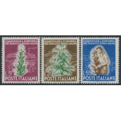 ITALY - 1950 Tobacco Conference set of 3, MNH – Michel # 802-804
