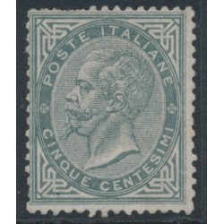 ITALY - 1863 5c grey-olive King Vittorio Emmanuele II, MNG – Michel # 16
