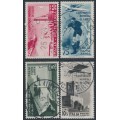 ITALY - 1934 Football World Cup set of 4 (airmail issue), used – Michel # 484-487