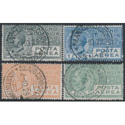 ITALY - 1926 60c to 5L Airmail set of 4, used – Michel # 230-233