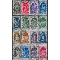 ITALY - 1934 Annexation of Fiume set of 16, used – Michel # 463-478