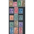ITALY - 1937 Summer Holidays in the Colonies set of 16, used – Michel # 560-575