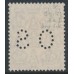 AUSTRALIA - 1929 3d blue KGV, die II, SM wmk, perf. 13½:12½, perf. OS, 'dry ink', used – ACSC # 108Ac