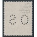 AUSTRALIA - 1926 3d blue KGV, inverted SM watermark, p.14¼:14, perf. OS, used – ACSC # 106Caa