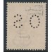 AUSTRALIA - 1922 2d scarlet KGV, inverted single watermark, perf. OS, used – ACSC # 95Ab + a