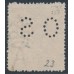 AUSTRALIA - 1920 5d deep bright chestnut KGV, line perf., rough paper, p.OS, used – ACSC # 124