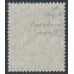 AUSTRALIA - 1926 1d green KGV, SM watermark, perf. 14¼:14, 'flaw under neck' [VII/37], used – ACSC # 80B(4)ha