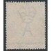 AUSTRALIA - 1917 5d brown KGV, single watermark, 'damaged NW corner' [1L56], used – ACSC # 123Eqb