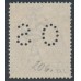 AUSTRALIA - 1924 3d blue KGV, ‘dry ink' + perf. OS, used – ACSC # 104Bba + c