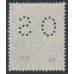 AUSTRALIA - 1927 1/4 blue KGV, SM watermark, perf. 14¼:14, perf. OS, used – ACSC # 129Bb
