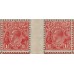 AUSTRALIA - 1927 1½d red KGV, Ash imprint B/12 with varieties, MH – ACSC # 92H(4)zd+(4)fd