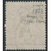 AUSTRALIA - 1921 4d violet KGV, ‘break in frame’ [2R58], used – ACSC # 111A(2)ve