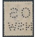 AUSTRALIA - 1921 4d deep violet KGV, perf. OS NSW, used – ACSC # 111Bb
