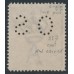 AUSTRALIA - 1915 5d chestnut KGV, line perf., 'flaw in upper frame' [1L7], used – ACSC # 122Ag+ba