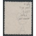 AUSTRALIA - 1915 5d chestnut KGV, line perf., 'notch in SW' [1L57], used – ACSC # 122Ar