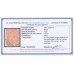 AUSTRALIA - 1915 5d chestnut KGV, line perf., 'notch in SW' [1L57], used – ACSC # 122Ar