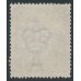 AUSTRALIA - 1922 4d blue KGV, ‘flaw on King's temple’ [1L40], used – ACSC # 112A(1)g