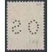 AUSTRALIA - 1929 1/- blue-green Kangaroo, SM watermark, perf. OS, used – ACSC # 34Ab