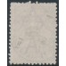 AUSTRALIA - 1916 1/- deep blue-green [aniline] Kangaroo, die II, 3rd watermark, used – ACSC # 32E