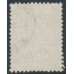 AUSTRALIA - 1929 1/- blue-green Kangaroo, SM watermark, ‘slurred left frame’, used – ACSC # 34A