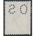 AUSTRALIA - 1913 2d slate Kangaroo, 1st watermark, perf. small OS, used – ACSC # 5Dbc