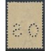 AUSTRALIA - 1920 1/- blue-green Kangaroo, die IIB, 3rd watermark, perf. OS, CTO – ACSC # 33Awa