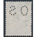 AUSTRALIA - 1913 2d deep grey Kangaroo, 1st watermark, perf. small OS, used – ACSC # 5Bbc